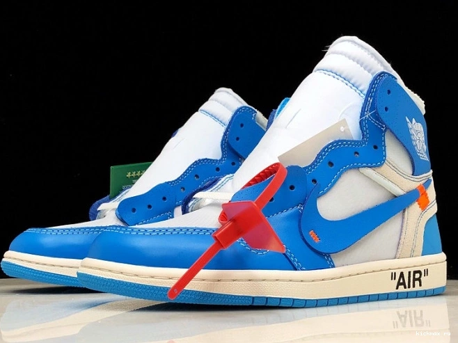 Cheap Off-White Powder AQ0818-148 UNC 1 Air Blue Jordan 0813